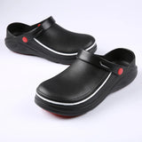 Jumpmore Waterproof Men Eva Slippers Unisex Professional Non-slip Chef Shoes Non-slip Hotel Working Shoes Size 36-45