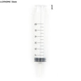 100ml / 60ml Plastic Reusable Big Large Hydroponics Nutrient Sterile Health Measuring Syringe Tools Cat Feeding Accessories Hot