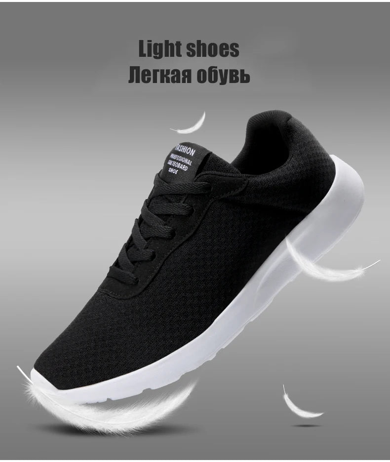 Summer Men'S Sport Sneakers Casual Shoes Breathable Lightweight Mesh Tennis Running Shoes For Men Walking Sneakers