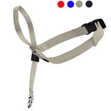 Adjustable Nylon Dog Pet Dog Padded Head Collar Gentle Halter Leash Leader Stop Pulling Training Muzzles Tools dog accessories