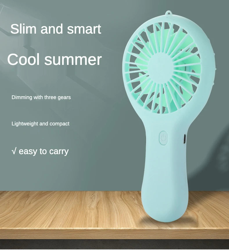 Handheld Mini Fan Portable USB Charging Convenient Creative Small Fans Catapult Pocket Hand-held Fan Wedding Gift