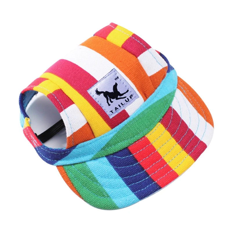 Summer Pet Dog Hat Cap Outdoor Dog Baseball Cap Canvas Small Cat Dog Sunscreen Accessories