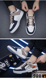 2024 Fashion Designer Shoes Men Casual Platform Sneakes Lace Up Trainers Student Sneakes Mens Vulcanized Shoes Zapatillas Hombre