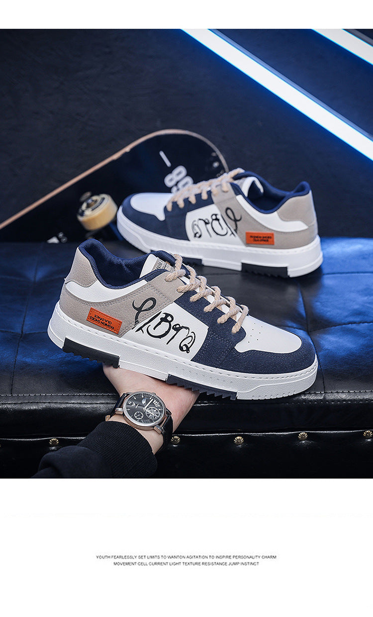 2024 Fashion Designer Shoes Men Casual Platform Sneakes Lace Up Trainers Student Sneakes Mens Vulcanized Shoes Zapatillas Hombre