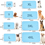 Dog Mat Cooling Summer Pet Mats for Medium Large Dog Pad Sofa Breathable Dogs Bed Cat Blanket Washable Cool Dogs Ice Mat