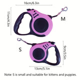 Automatic Retractable Dog Rope Nylon Leash Pet Cat Walking Running For Small Medium Dogs  Perfect for Outdoor