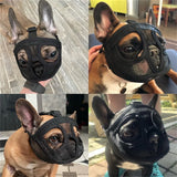 Mouth Mesh Durable Harmless Buckle Design Anti-Bite Pet Mouth Cover for Flat Face Dog Muzzle Pet Muzzle