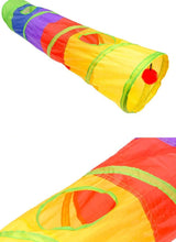 Cats Tunnel Foldable Pet Cat Toys Kitty Pet Training Interactive Fun Toy Tunnel Bored For Puppy Kitten Rabbit Play Tunnel Tube