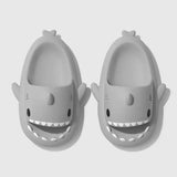 Summer Adults Shark Slippers Kids Cartoon Sandals Men Shark Slides Women Beach Flip Flops Couple Home Anti-skid Flat 2024 Shoes