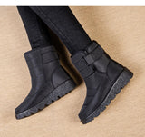 Waterproof Winter Boots for Women 2023 New Faux Fur Long Plush Snow Boots Woman Platform Shoes Warm Cotton Couples Ankle Boots