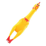 2024 Hot Sell Screaming Chicken Pets Dog Toys Squeeze Squeaky Sound Funny Toy Safety Rubber For Dogs Molar Chew Toys