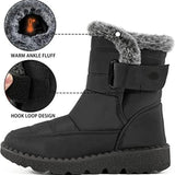 Waterproof Winter Boots for Women 2023 New Faux Fur Long Plush Snow Boots Woman Platform Shoes Warm Cotton Couples Ankle Boots