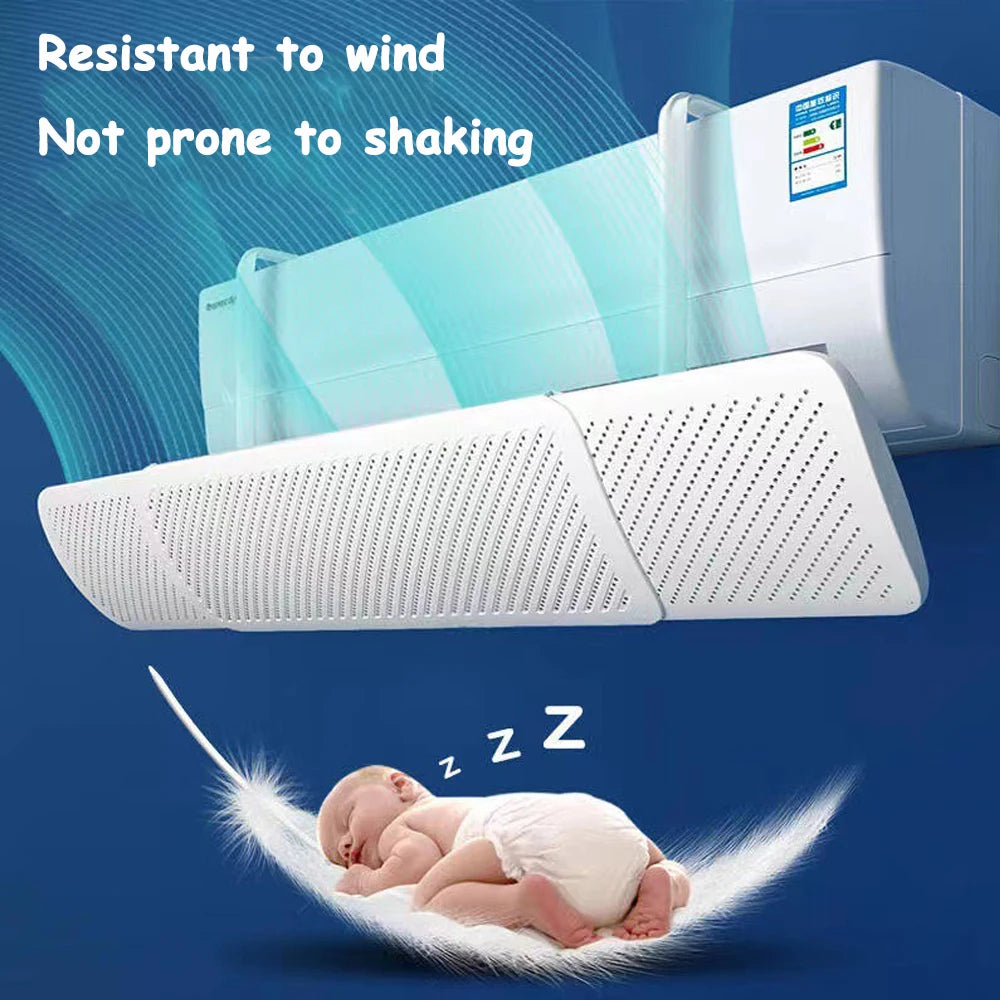 Air Conditioning Wind Shield Infant Anti Direct Blowing Scalable Adjustable Wind Guide Cover Outlet Baffle Windshield Dust Cover