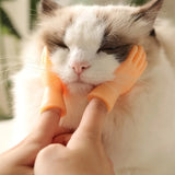 1 Pair Simulation Little Hands Funny Mini Hands Teasing Cat Fingertips Silicone Hand Puppet Novel Hotsale Prank Finger Toy Props