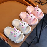 Children's Slippers Kids Summer Girls Cartoon Bunny Non-Slip Soft Soles For Children Indoor Home Boys Toddler Baby Sandals