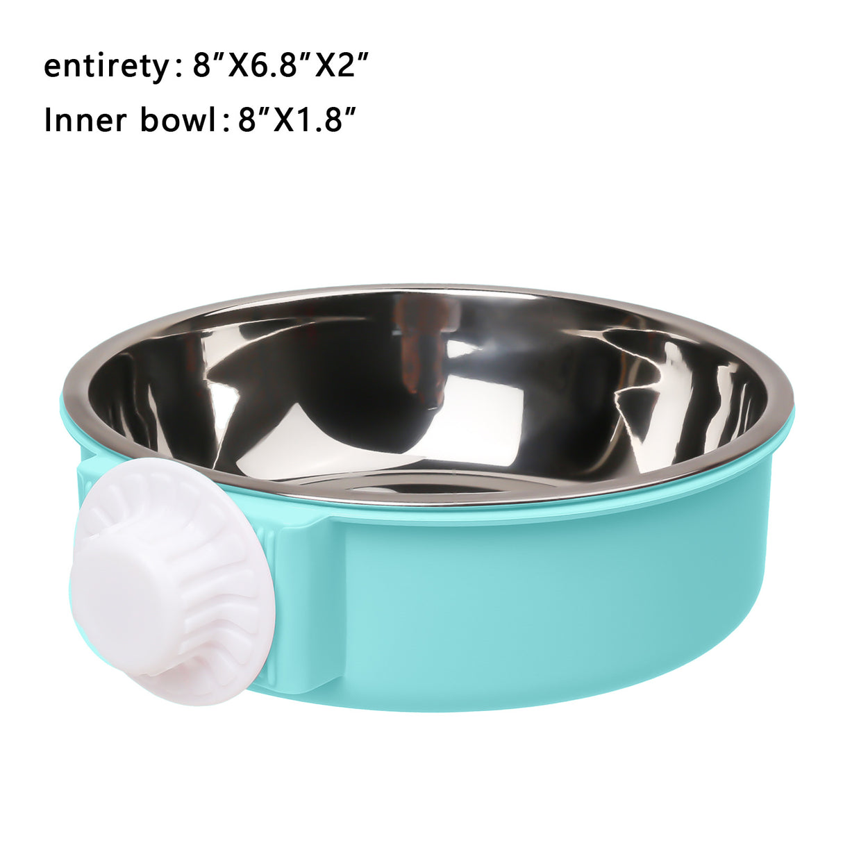 Pet Food Bowl Hanging Stainless Steel Pet Bowl Dogs Supplies Fixed Cat Bowl Cats Dog Crate Drinking Bowl Little Pet Feeding