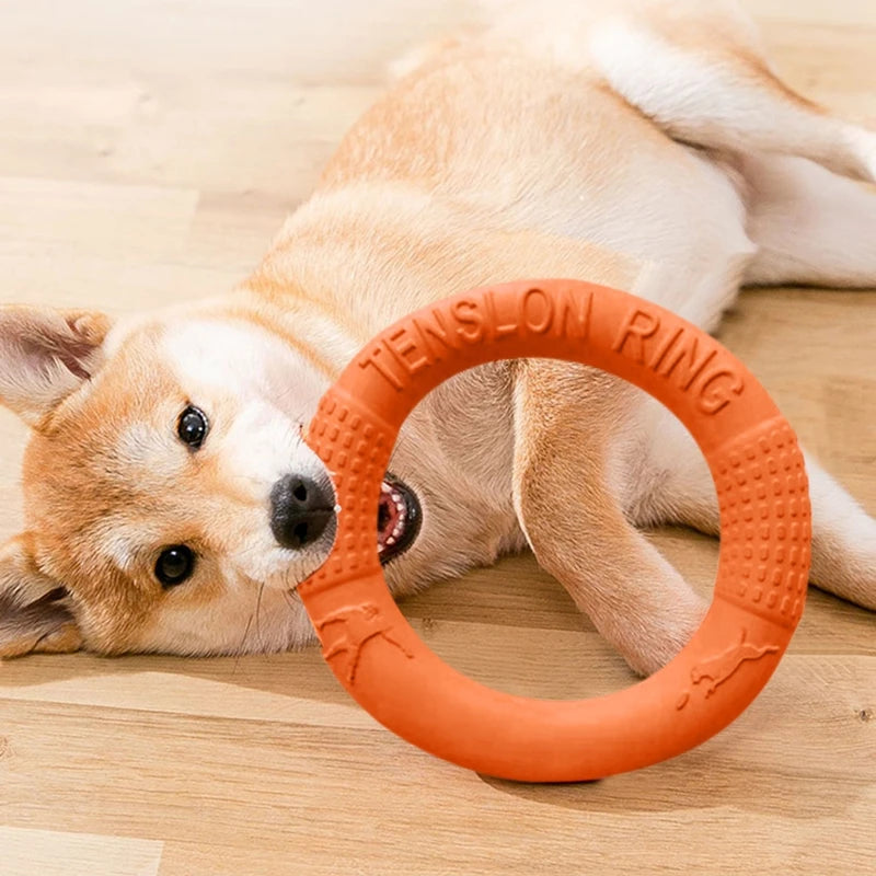 Dog Toys EVA Pet Flying Disk Training Ring Puller Anti-Bite Floating Outdoor Interactive Training Supplies Dog Toys