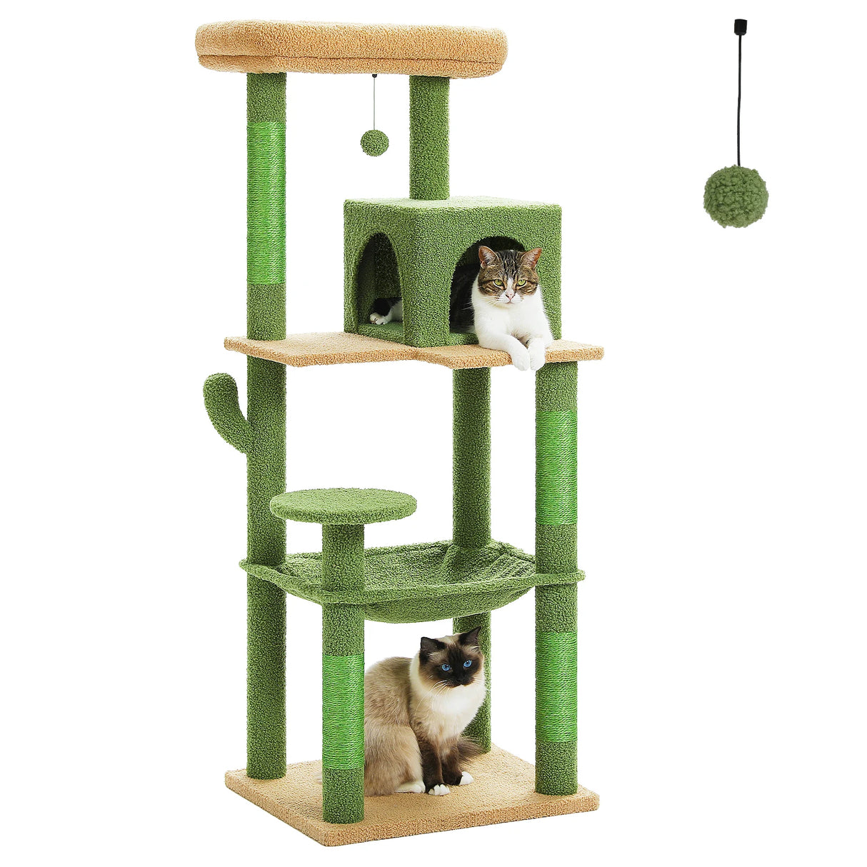 Multi-Level Cat Tree Tower with Condo Scratching Post for Cat Furniture House Cat Scratcher Cat Supplies Cat Toy