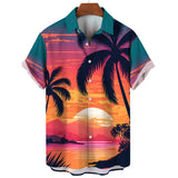 Summer Shirt Hawaiian Shirts For Men Beach Vacation Short Sleeve Tops Casual Men's Blouse Fashion Camisas De Hombre Clothing XL