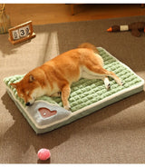 Dog Mat for Spring Luxury Pad for Small Medium Large Dogs Plaid Bed for Cats Dogs Fluff Sleeping Removable Washable Pet Bed 2024