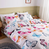 Luxury Bedding Sets 2/3 Pcs Nordic Butterfly Pattern Northern Europe Duvet Cover Set 220x240 200x200 for Adult King Queen Twin