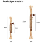 Cat Toys Silvervine Chew Stick Polygonum Kitty Raffia Grass Pet Supplies Cleaning Teeth Stick Pet Bite Cat Toy Hemp Rope