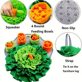 Pet Dog Snuffle Mat Nose Smell Training Sniffing Pad Dog Puzzle Toy Slow Feeding Bowl Food Dispenser Treats Pad Washable Dog toy