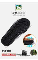 Summer Men's Leather Sandals Outdoor Non-slip Men's Beach Sandals Handmade Leather Men's Shoes Fashion Men Flip-flops