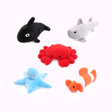 Cat Toys Ocean Catnip plush toys Bite resistant teething pet supplies