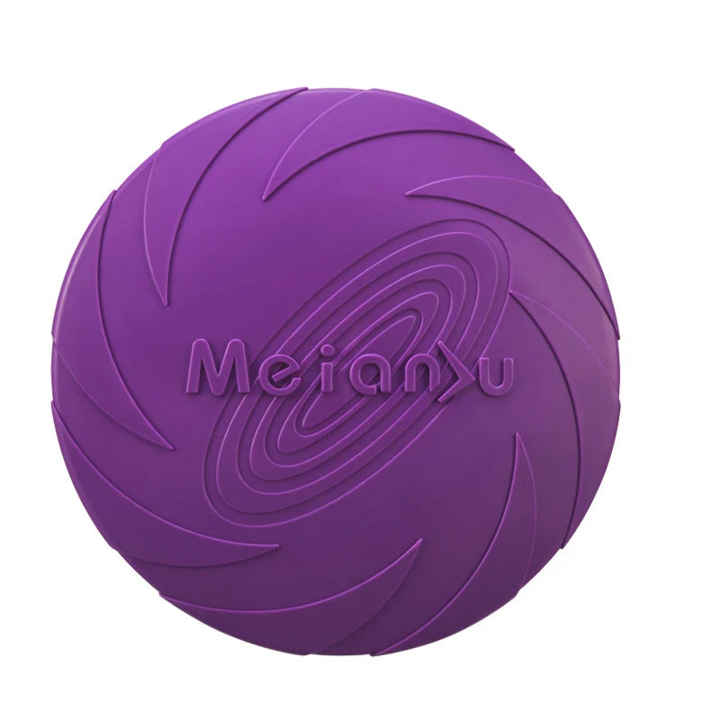 Fashion Pet Dog Silicone Game Frisbeed Dog Toy Flying Discs Trainning Interactive Toys Pet Supplies Flying Disc 15/18/22cm