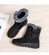 Waterproof Winter for 2023 New Faux Fur Long Platform Snow Warm Cotton Couples Shoes Plush Woman Ankle Boots