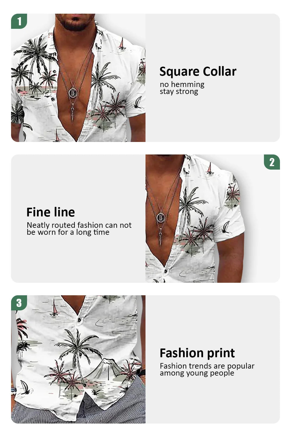 2024 Coconut Tree Shirts For Men 3d Printed Men's Hawaiian Shirt Beach 5xl Short Sleeve Fashion Tops Tee Shirt Man Blouse Camisa