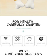 Pet Push Toys, Dogs, Self Relieving and Vocalizing Toys, Cat Teeth Grinding and Bite Resistant Interactive Toys Bone