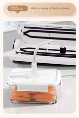 New 2024 Kitchen Vacuum Sealer Food Packaging Bag Sealer Snack Fruit Meat Degasser Home-appliance Sealer Plastic Bags