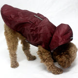 Dog Raincoat Waterproof Hoodie Jacket Rain Poncho Pet Rainwear Clothes with Reflective Stripe Outdoor Dogs Raincoat Accessories