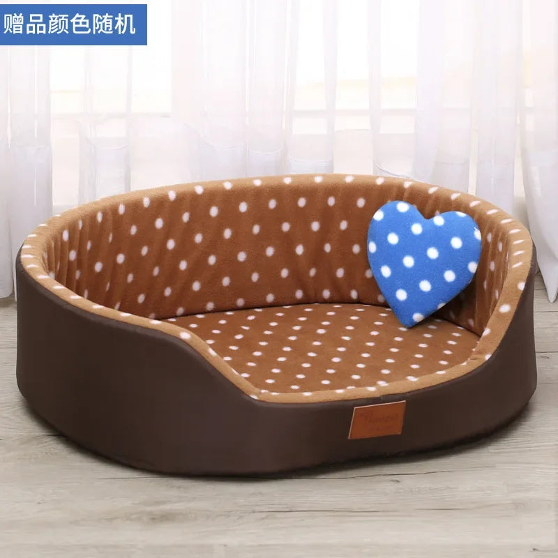 Autumn And Winter Warm Pet Dog Cat Universal Beds Soft Cushion Couch Bed for for Small Medium Dog Plush Cozy Puppy Nest Mat Pad