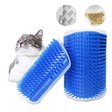 Pet Brush Comb Play Cat Toy Cat Corner Self Groomer Massage Comb Cat Face Scratcher for Kitten Puppy Cat Accessories