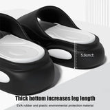 Men Soft Air Cushion Platform Slippers EVA Women's Slip On Creeper Clogs Fashion Flip Flops Outdoor Slides Shoes Summer Sandals