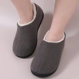 Comwarm New Warm Cotton Slippers Women Winter House Fuzzy Slippers Female Soft Warm Fluffy Slippers Comfort Indoor Home Shoes