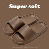 2024 Summer Slippers Men Women Soft Indoor Home Flat Sandals Fashion Flip Flops Beach Shoes Man Couple Non-Slip Bathroom Slides