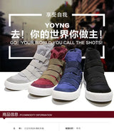 New 2024 High Top Men Shoes Flats Slip On Casual Shoes Male Canvas Shoes Plimsolls Espadrilles Man Trainers Zapatillas Hombre