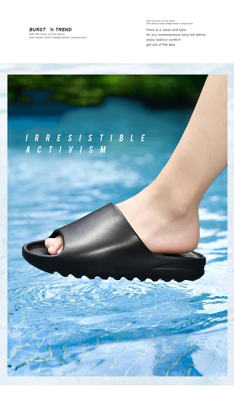 Brand Women Men Slippers EVA Slides Original Indoor Outdoor Beach Sandals Women Casual Shoes Male Flip-flops Men's Sandal Summer