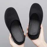 Plus Size 49 50 51 52 53 54 Slip On Half Shoes For Men Women Breathable Mesh Slippers Slides Indoor Outdoor Lightweight Big Foot