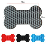 Silicone Dog Lick Mat Dog Feeder for Small Dogs Cats Peanut Butter Pet Slow Food Bowl Puppy Anti-Choking Food Plate