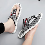 Men sandals Summer Slippers Fashion trends Sandals Genuine Luxury men's slides Casual Shoes Outdoor Sandals for Men Beach Shoes