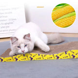 Cat Toys Pet Cat Scratching Board Corrugated Cardboard Pad Grinding Nails Interactive Protecting Furniture Cats Scratcher Toy