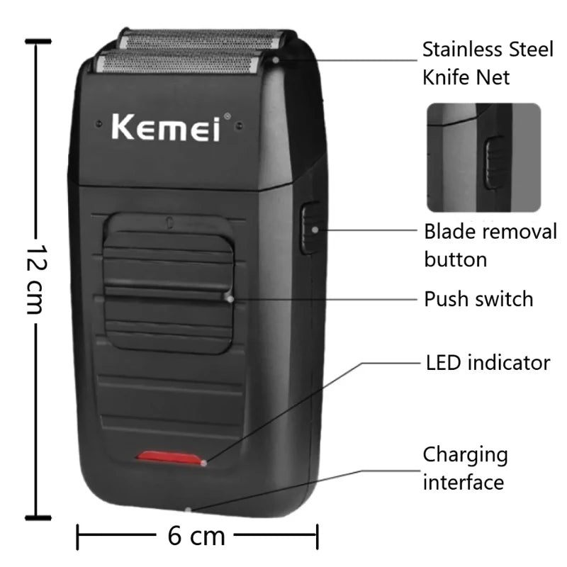 Kemei KM-2296 KM-2299 KM-1102 Hair Clipper Kit Men's Electric Shaver Hair Trimmer Machine Professional Hair Cutting Machine