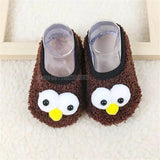 Winter Children Floor Baby Slippers Infant Toddler Plush Warm Boys Girl Soft Anti-slip Indoor School Kids Shoes