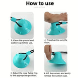 Interactive Dog Suction Cup Toy with Sound and Food Leakage - Durable Rubber Training Ball for Puzzle and Tug-of-war Play