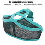 Mouth Mesh Durable Harmless Buckle Design Anti-Bite Pet Mouth Cover for Flat Face Dog Muzzle Pet Muzzle